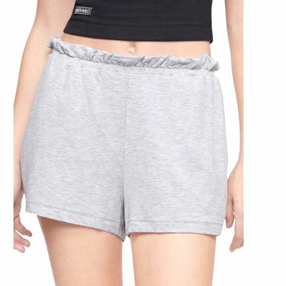 💖MEGA SALE💖Calvin Klein QS6680-060 Women's Pure Sleep Gray Short Viscose